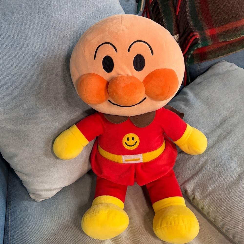 Jumbo Large Anpanman Plush Stuffed Toy Cartoon Sega Toys 2020 18”